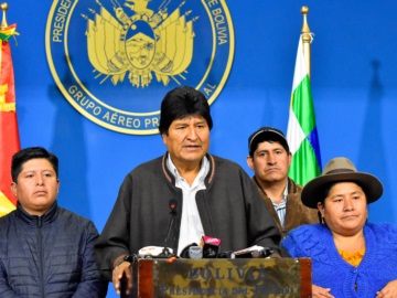 Επεισόδια και αλυσιδωτές διπλωματικές αντιδράσεις μετά την παραίτηση Ε. Μοράλες στη Βολιβία