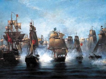 25 Απριλίου 1825: Η ηρωική έξοδος του πάρωνα ”ΑΡΗΣ” από τον όρμο Ναυαρίνου