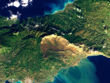 Ο ευρωπαϊκός δορυφόρος Sentinel-2 φωτογράφισε την Κινέττα μετά τις πλημμύρες του «Γηρυόνη»