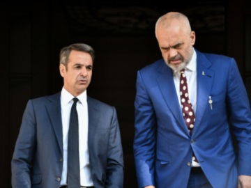 Τηλεφωνική επικοινωνία του Πρωθυπουργού Κυριάκου Μητσοτάκη με τον Πρωθυπουργό της Αλβανίας Έντι Ράμα