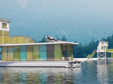 «Tiny Eco Hotel», ένα πλωτό σπίτι για οικοτουρισμό