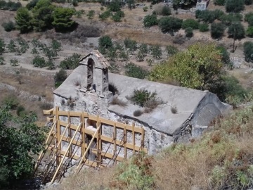 Άρχισαν οι εργασίες αποκατάστασης του Αγίου Ευθυμίου στην Παλιαχώρα 