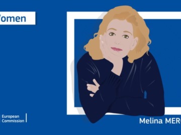 H Ευρωπαϊκή Επιτροπή τιμά την Μελίνα Μερκούρη