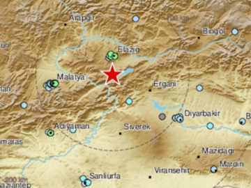 Ισχυρός σεισμός 5,4 βαθμών της κλίμακας Ρίχτερ στην ανατολική Τουρκία