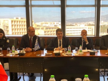 Συναντήσεις Χρ. Μπουτσικάκη και της Κοινοβουλευτικής Αντιπροσωπείας της Πολωνίας με τον Υπουργό Προστασίας του Πολίτη και τον Υφυπουργό Εξωτερικών