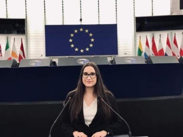 Μια Ποριώτισσα μαθήτρια στο Ευρωκοινοβούλιο του Στρασβούργου 