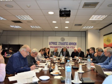 Συμμετοχή της Περιφέρειας Αττικής στην έκτακτη σύσκεψη του Ιατρικού Συλλόγου Αθηνών για την αντιμετώπιση του κορωνοϊού