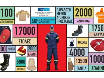 Ίδρυμα Σταύρος Νιάρχος: Νέα προσφορά στο Πυροσβεστικό Σώμα Ελλάδος