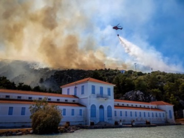 Ενημέρωση και ευχαριστίες από το Δήμο Τροιζηνίας - Μεθάνων σχετικά με τη φωτιά στα Μέθανα