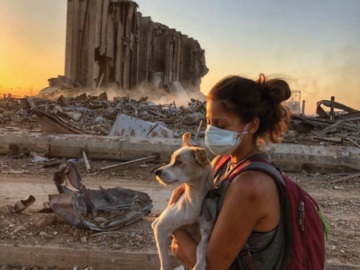Κάτοικοι της Βηρυτού συναντούν τα χαμένα κατοικίδιά τους ένα μήνα μετά την καταστροφή (βίντεο)