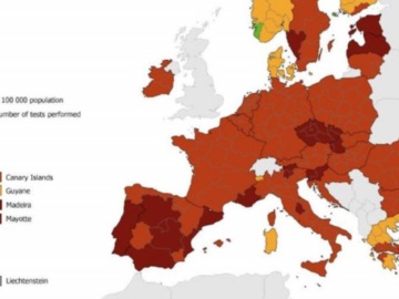 Τέλος το «πράσινο» για την Ελλάδα στον χάρτη του ECDC: «Κόκκινη» η Στερεά