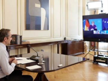 Η αντιμετώπιση της πανδημίας, στην τηλεδιάσκεψη του πρωθυπουργού με ηγέτες της ΕΕ