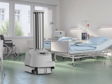 Ρομπότ απολύμανσης της ΕΕ φθάνουν στα νοσοκομεία