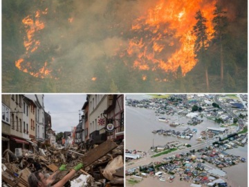 Κλιματικός εφιάλτης :Φωτιές σε ΗΠΑ-Σιβηρία, πλημμύρες σε Κίνα, Ευρώπη 