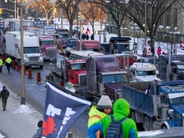 Δεν κάνουν πίσω οι διαδηλωτές στον Καναδά 