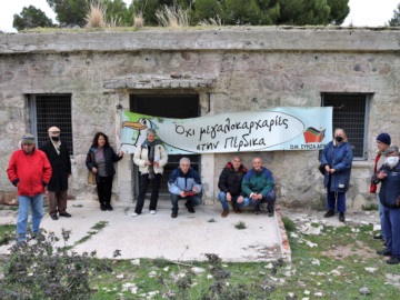 Αίγινα: Συμβολική επίσκεψη διαμαρτυρίας  για τα Οχυρά της Πέρδικας από το ΣΥΡΙΖΑ - Π.Σ Αίγινας