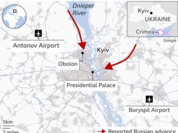 Ουκρανία: Πώς έγινε η επίθεση των ρωσικών δυνάμεων στο Κίεβο
