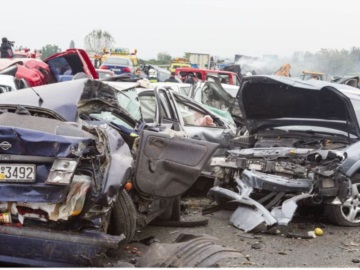 Εγνατία: Καραμπόλα με δεκάδες αυτοκίνητα – Πληροφορίες για εγκλωβισμένους επιβάτες