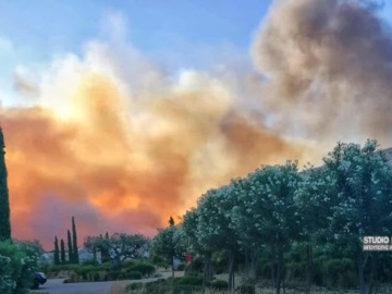 Πυρκαγιά στο Κρανίδι - Εκκενώθηκε το ξενοδοχείο Amanzoe - Συνεχείς αναζωπυρώσεις (βίντεο)