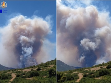 Πύρινα μέτωπα σε όλη τη χώρα: Ανεξέλεγκτη πυρκαγιά στο Πόρτο Γερμενό – Δύσκολη κατάσταση σε Κόρινθο και Άραξο