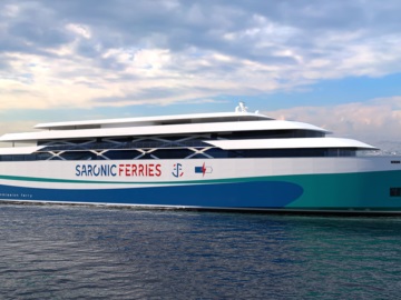 To 2026 το πρώτο ηλεκτρικό επιβατηγό πλοίο της Saronic Ferries στη γραμμή Πειραιάς-Αίγινα-Αγκίστρι