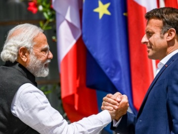 Γαλλία και Ινδία θέλουν να «συνεργαστούν για να λάβει τέλος η σύρραξη» στην Ουκρανία