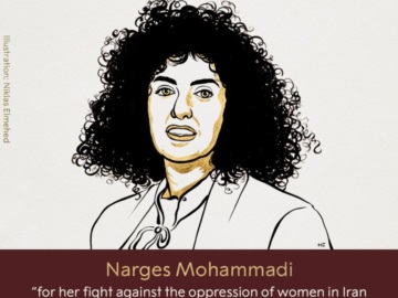 Στη φυλακισμένη Ιρανή ακτιβίστρια Ναργκίς Μοχαμαντί το Νόμπελ Ειρήνης 2023 – Για τον αγώνα της κατά της καταπίεσης των γυναικών