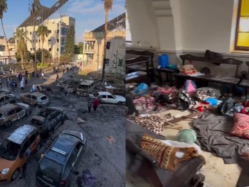 Η επόμενη ημέρα μετά τη σφαγή στο νοσοκομείο της Γάζας – Συγκλονιστικά βίντεο και φωτογραφίες