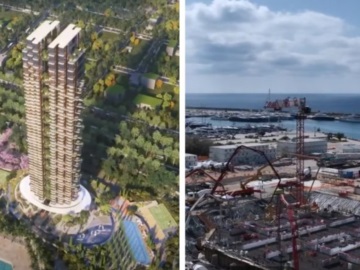 Ελληνικό: Έπεσαν τα πρώτα μπετά στο Riviera Tower – Ορατοί μέχρι το τέλος του 2023 οι δύο πρώτοι όροφοι (VIDEO)