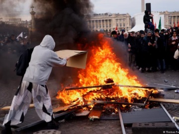 Γαλλία: Διαδηλώσεις στο Παρίσι κατά της μεταρρύθμισης του συνταξιοδοτικού- 217 συλλήψεις