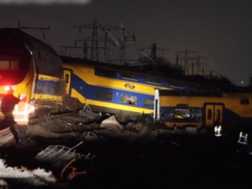 Ολλανδία: Σιδηροδρομικό δυστύχημα κοντά στη Χάγη – Ένας νεκρός, τουλάχιστον 30 τραυματίες