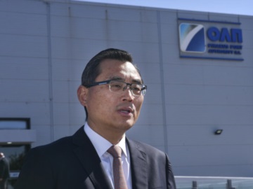 Ο πρόεδρος της ΟΛΠ – Cosco Υu Zengang στη συνεδρίαση του Δ.Σ. του ΕΒΕΠ