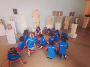 Το Αρχαιολογικό Μουσείο Πόρου υποδέχθηκε τα παιδιά των ΚΔΑΠ Πόρου και Τροιζηνίας