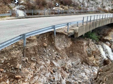 Κλειστός θα παραμείνει ο δρόμος Καλονής - Επιδαύρου - Από τα ορεινά χωρία η σύνδεση Τροιζηνίας - Επιδαύρου