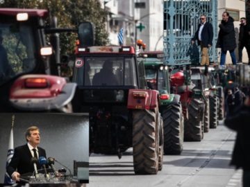 Αγρότες: Συλλαλητήριο στην Αθήνα με την υποστήριξη και άλλων κοινωνικών ομάδων-Μπλόκο της αστυνομίας στα τρακτέρ