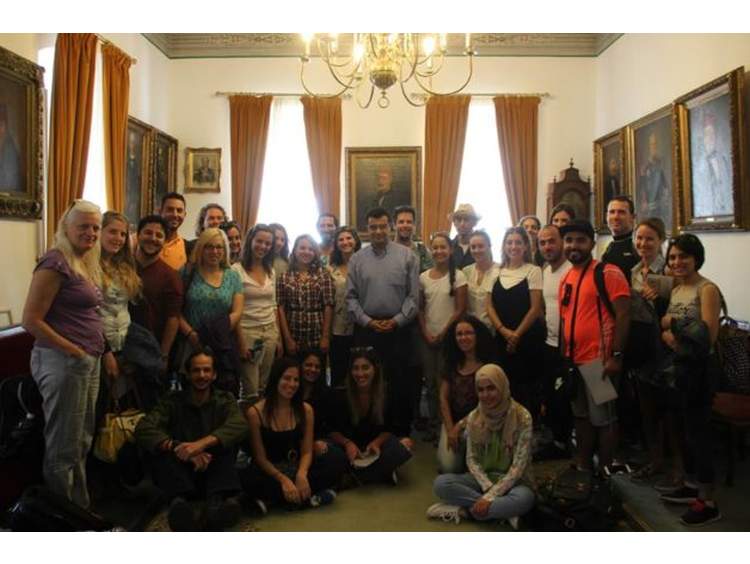 Ισραηλινοί φοιτητές τουριστικών σπουδών στην Ύδρα