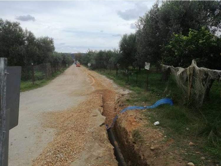 Ξεκίνησε η μετατόπιση δικτύων ύδρευσης Δήμου Τροιζηνίας - Μεθάνων και Δήμου Πόρου